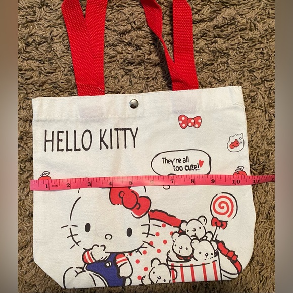 Brand New Hello Kitty Mini Tote Bag 10”x9” - Picture 4 of 5